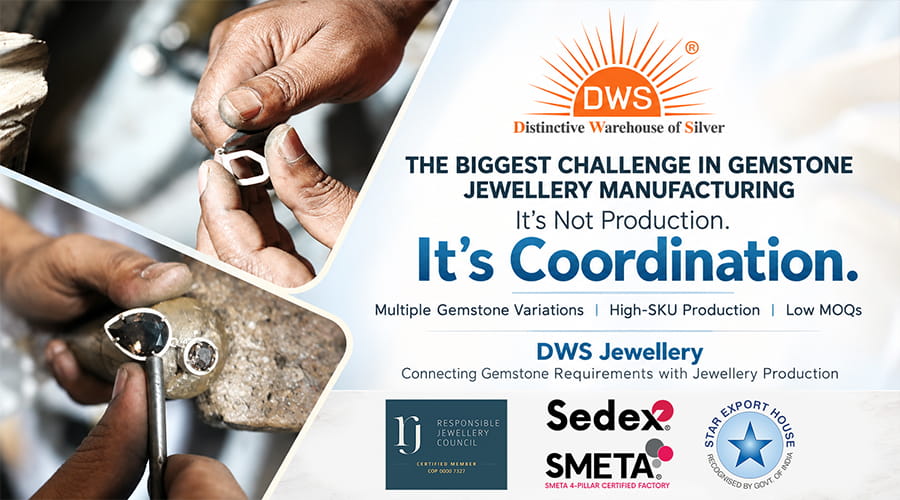 THE BIGGEST CHALLENGE IN GEMSTONE JEWELLERY MANUFACTURING It's Not Production.